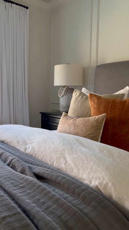 Master bedroom details.  Our upholstered bed is a DIY you can find on my blog.  Linking to my inspiration beds and more below.



#LTKFind #LTKhome