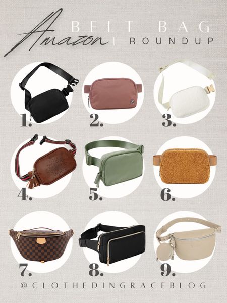 Belt bag roundup from Amazon 

#LTKitbag #LTKunder50