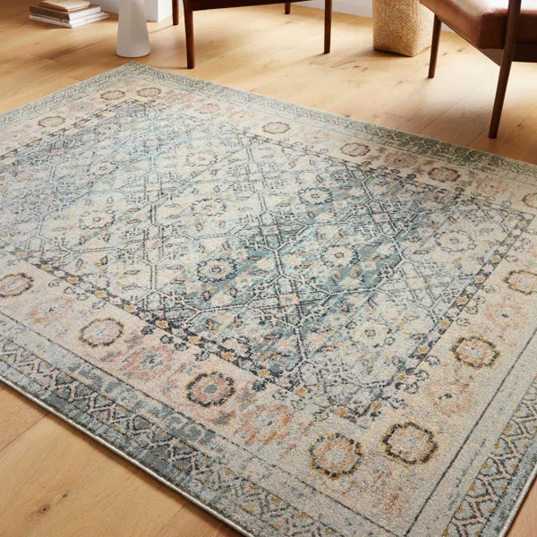 Vergara Oriental Blue Area Rug | Wayfair North America