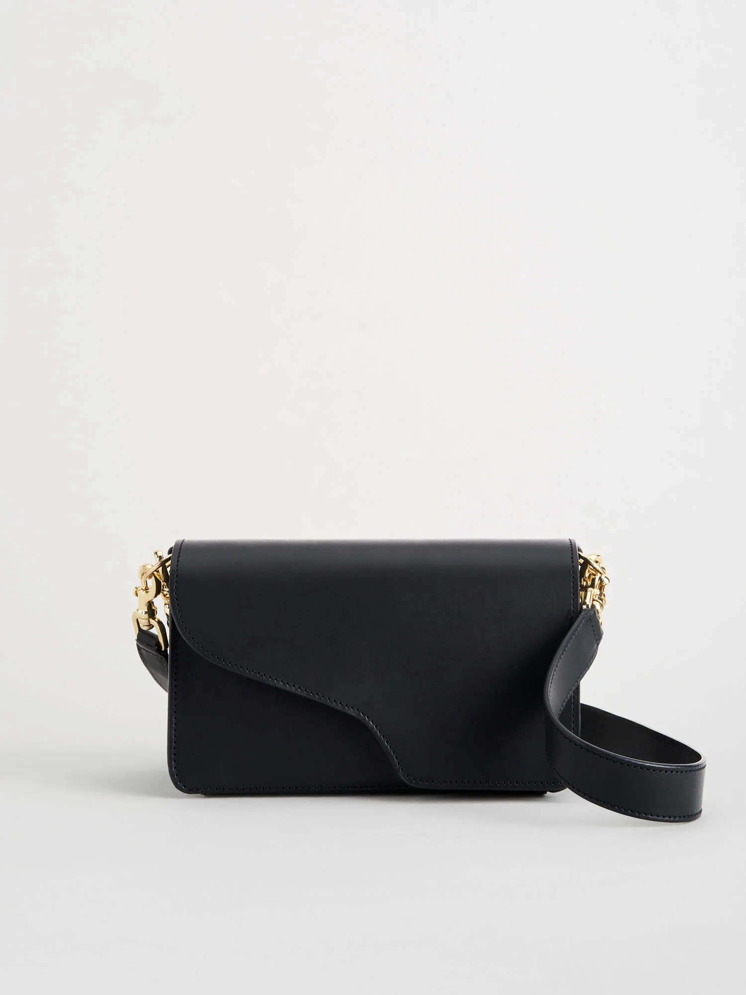 Assisi Black Baguette Bag | ATP Atelier