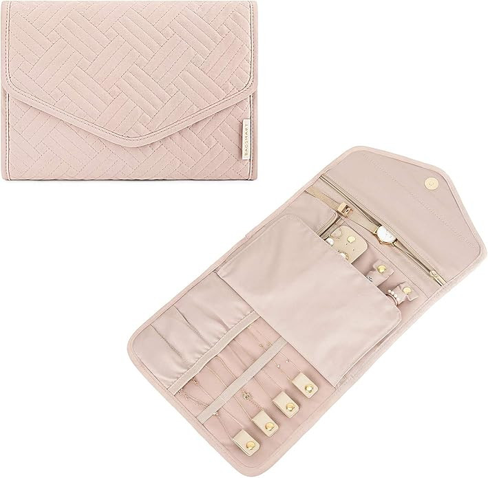 BAGSMART Travel Jewelry Organizer Roll Foldable Jewelry Case for Journey-Rings, Necklaces, Bracel... | Amazon (CA)