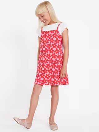 Sleeveless Fit and Flare Dress and T-Shirt Set for Girls | Old Navy (US)