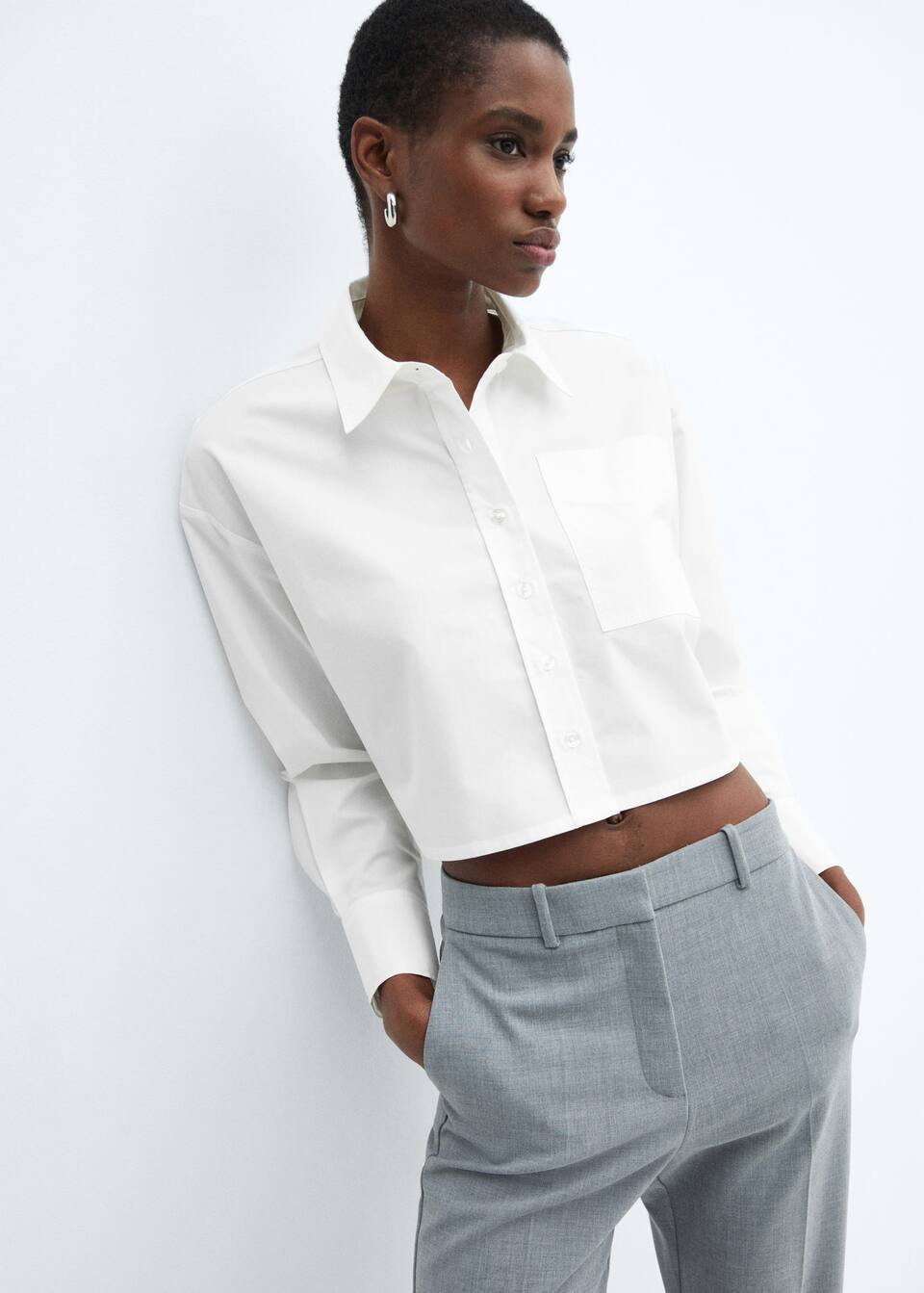 Search: Cropped white shirt (10) | Mango USA | MANGO (US)