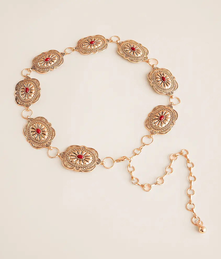 Concho Chain Belt | Buckle