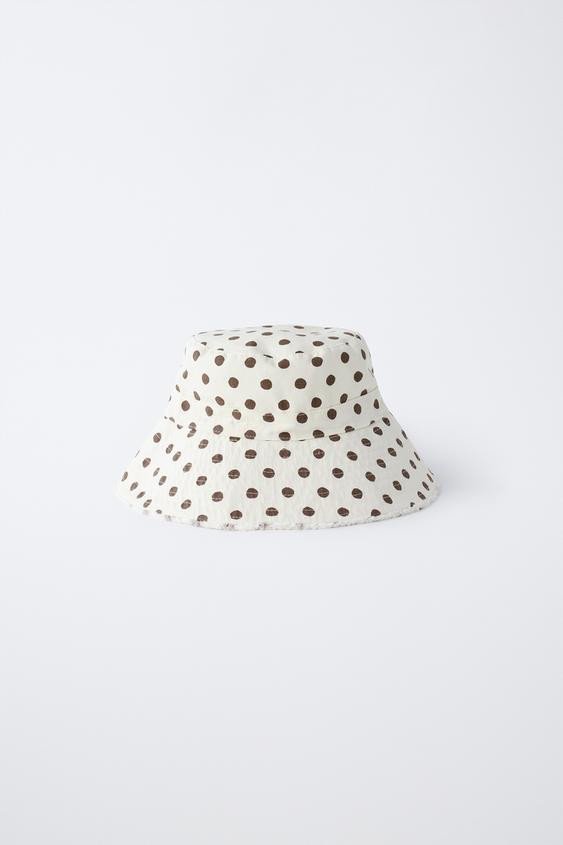POLKA DOT BUCKET HAT | Zara US