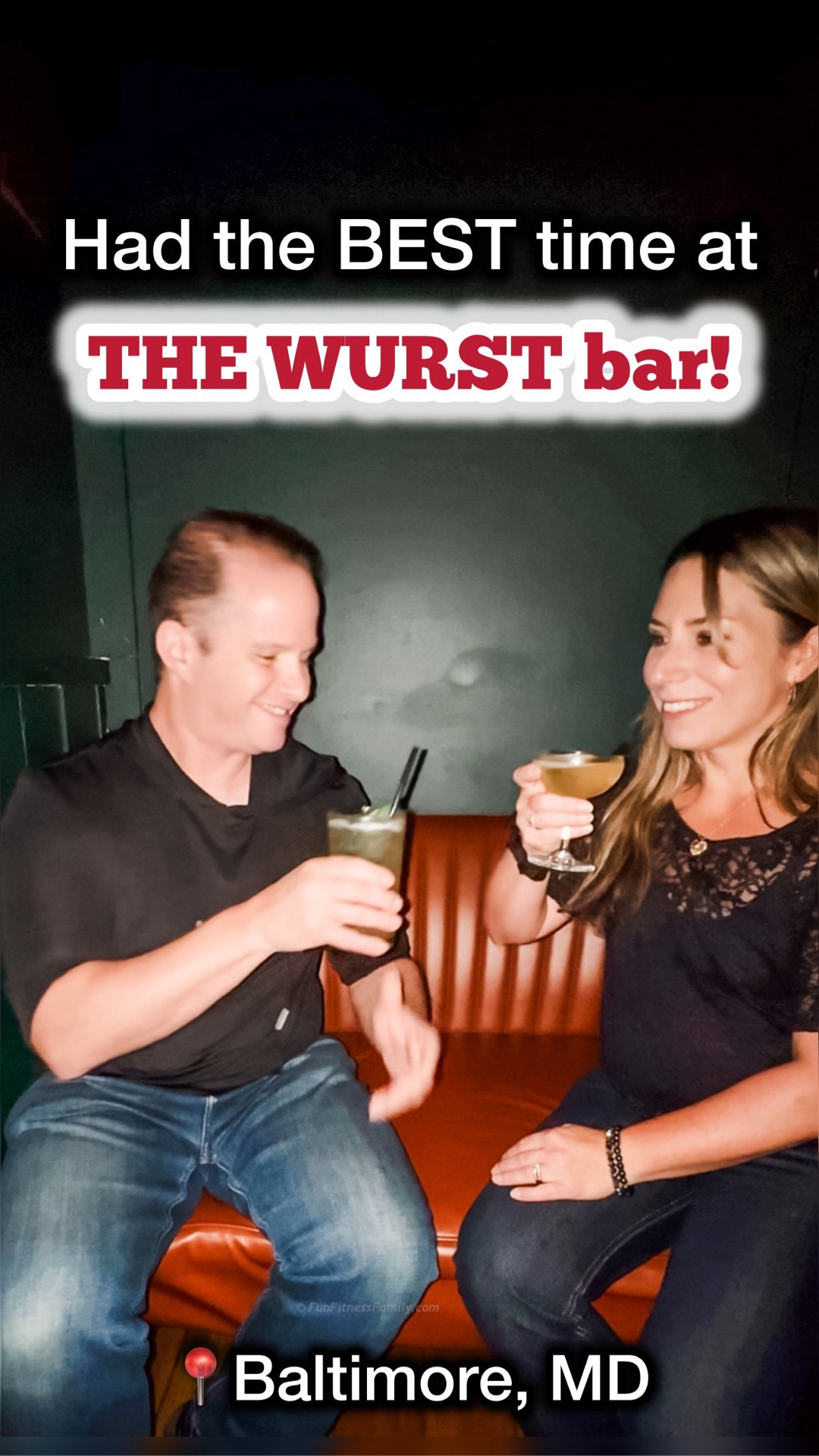 {𝘈𝘨𝘦 21+ 𝘗𝘰𝘴𝘵} 𝘏𝘰𝘴𝘵𝘦𝘥 
✨ Looking for a unique date night idea in Baltimore?
‌
Head to Federal Hill’s first speakeasy-style cocktail bar → 𝗧𝗵𝗲 𝗪𝘂𝗿𝘀𝘁 𝗕𝗮𝗿! 🍸
‌
Hidden inside @𝘊𝘳𝘰𝘴𝘴𝘣𝘢𝘳baltimore indoor Biergarten, this cozy, dim-lit lounge feels like a secret escape. The speakeasy entrance sets the tone, and the creative bartenders make the experience even better with custom cocktails + friendly service.
‌
⭐️ 𝗠𝘂𝘀𝘁-𝗧𝗿𝘆 𝗦𝗶𝗴𝗻𝗮𝘁𝘂𝗿𝗲 𝗗𝗿𝗶𝗻𝗸𝘀
• Pornstar Martini – 𝘝𝘰𝘥𝘬𝘢, 𝘱𝘢𝘴𝘴𝘪𝘰𝘯𝘧𝘳𝘶𝘪𝘵, 𝘭𝘪𝘮𝘦 + 𝘢 𝘴𝘪𝘥𝘦 𝘰𝘧 𝘣𝘶𝘣𝘣𝘭𝘺
• New York Sour – 𝘞𝘩𝘪𝘴𝘬𝘦𝘺, 𝘭𝘦𝘮𝘰𝘯, 𝘴𝘪𝘮𝘱𝘭𝘦, 𝘳𝘦𝘥 𝘸𝘪𝘯𝘦, 𝘦𝘨𝘨 𝘸𝘩𝘪𝘵𝘦 𝘧𝘰𝘢𝘮
• Old Fashioned – 𝘞𝘩𝘪𝘴𝘬𝘦𝘺, 𝘴𝘶𝘨𝘢𝘳, 𝘣𝘪𝘵𝘵𝘦𝘳𝘴, 𝘰𝘳𝘢𝘯𝘨𝘦
‌
🍹 𝗪𝗵𝗮𝘁 𝗪𝗲 𝗢𝗿𝗱𝗲𝗿𝗲𝗱
• Pornstar Martini – 𝘗𝘦𝘳𝘧𝘦𝘤𝘵 𝘣𝘢𝘭𝘢𝘯𝘤𝘦 𝘰𝘧 𝘴𝘸𝘦𝘦𝘵 + 𝘴𝘰𝘶𝘳
• Wurst Mojito – 𝘉𝘰𝘭𝘥 + 𝘤𝘭𝘢𝘴𝘴𝘪𝘤 𝘸𝘪𝘵𝘩 𝘢𝘨𝘦𝘥 𝘳𝘶𝘮
• Champagne Cocktail (peach) – 𝘓𝘪𝘨𝘩𝘵, 𝘣𝘶𝘣𝘣𝘭𝘺, 𝘢𝘯𝘥 𝘤𝘰𝘮𝘦𝘴 𝘸𝘪𝘵𝘩 𝘢 𝘴𝘮𝘰𝘬𝘦 𝘣𝘶𝘣𝘣𝘭𝘦
• 𝘗𝘪𝘯𝘦𝘢𝘱𝘱𝘭𝘦 𝘔𝘦𝘻𝘤𝘢𝘭 𝘚𝘰𝘶𝘳 – 𝘚𝘮𝘰𝘬𝘺 + 𝘵𝘳𝘰𝘱𝘪𝘤𝘢𝘭 𝘸𝘪𝘵𝘩 𝘢 𝘮𝘦𝘻𝘤𝘢𝘭 𝘬𝘪𝘤𝘬
‌
💡 𝗣𝗿𝗼 𝗧𝗶𝗽: 𝗡𝗼𝘁 𝘀𝘂𝗿𝗲 𝘄𝗵𝗮𝘁 𝘁𝗼 𝗼𝗿𝗱𝗲𝗿?
Just tell the bartender your favorite liquor + flavor profile (sweet, sour, smoky, etc.) and they’ll whip up something unforgettable.
‌
🍴 𝗙𝗼𝗼𝗱 + 𝗩𝗶𝗯𝗲
• Snacks here are simple + nostalgic (𝘊𝘩𝘦𝘦𝘻-𝘐𝘵𝘴 + 𝘊𝘩𝘦𝘹 𝘔𝘪𝘹)
• For a full meal, head next door to Crossbar for German classics + hearty pub bites 🇩🇪
‌
📍 The Wurst Bar – 18 E Cross St, Federal Hill, Baltimore MD
🤐 Hidden inside Crossbar — look for the back door!
‌
⏰ 𝗛𝗼𝘂𝗿𝘀
Mon–Tues: Closed
Wed–Thurs: 5p–12a
Fri–Sat: 4p–1a
Sun: 4p–12a (plus BOGO Espresso Martinis! ☕🍸)
‌
🤓 𝗙𝘂𝗻 𝗙𝗮𝗰𝘁: The Wurst Bar holds the world record for the most espresso martinis sold in one night!!

🥃What’s your preferred poison? Whiskey, Vodka, Rum, Bubbles, Something Else?
‌
💬 Save this post for your next Baltimore date night and tag your cocktail crew!