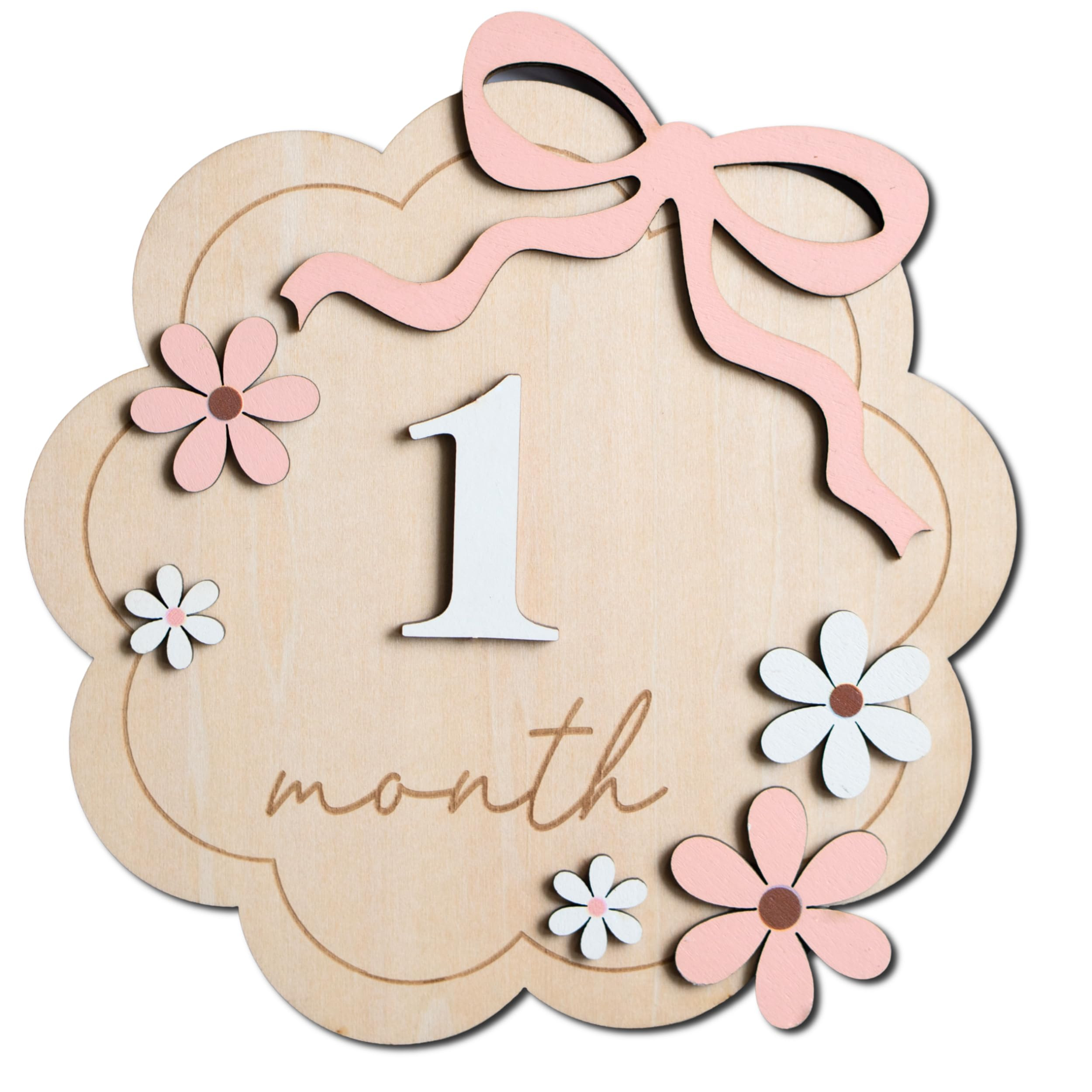 Baby Monthly Milestone Sign,1-12 Monthly Baby Milestone, Month Milestone Baby Girl, Baby Months M... | Amazon (US)