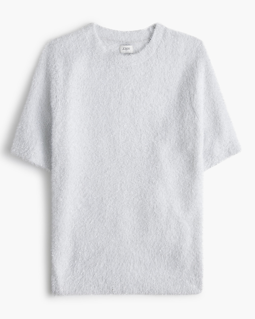 Short-sleeve tinsel sweater | J.Crew Factory