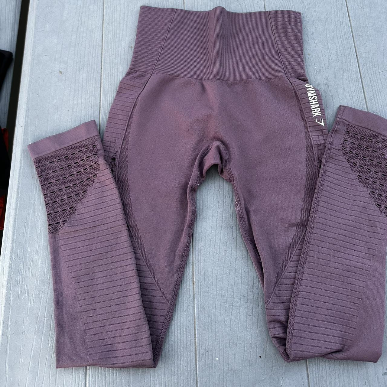 Gymshark Women's Leggings - Purple/Pink - S | Depop US
