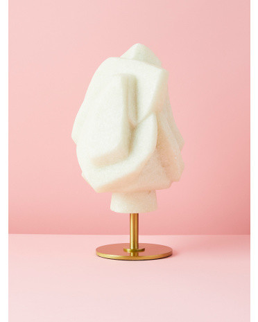 11in Geode Sculpture On Metal Stand | HomeGoods