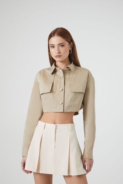 Cropped Flap Shirt | Forever 21 (US)