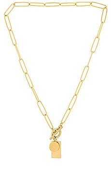 Ellie Vail Kaylee Toggle Charm Necklace in Gold from Revolve.com | Revolve Clothing (Global)