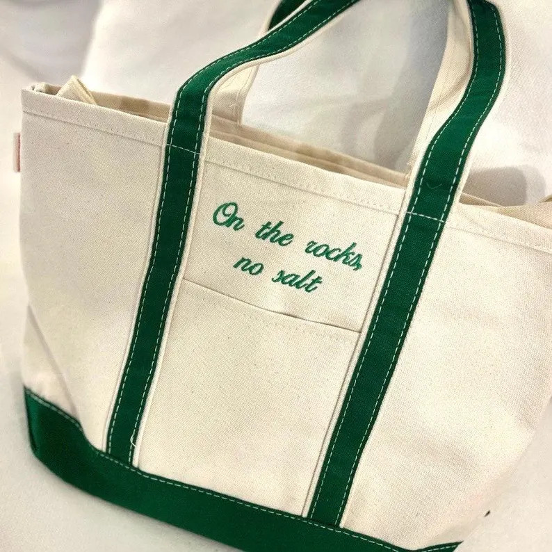 Embroidered Personalized Tote Bag Gift for Her, Gift for Mom, Bridesmaid Gift, Bride Gift, Travel... | Etsy (US)