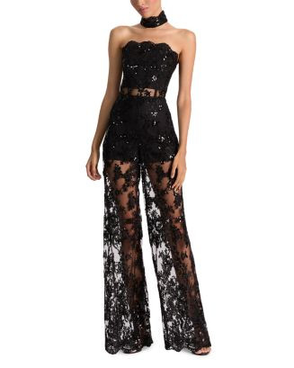 Alice and Olivia Georgie Embellished Lace Jumpsuit | Bloomingdale's Alice + Olivia | Bloomingdale's (AU)