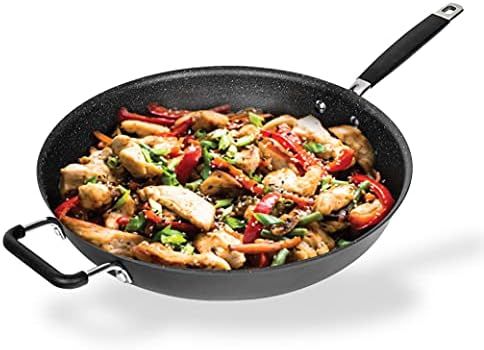 Granitestone Pro 14” Frying Pan Nonstick Extra Large Hard Anodized Frying Pan with Ultra Nonsti... | Amazon (US)