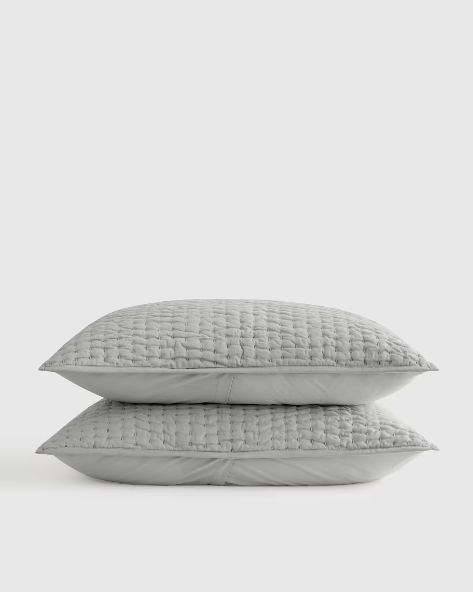 European Linen Cotton Stitch Sham Set | Quince