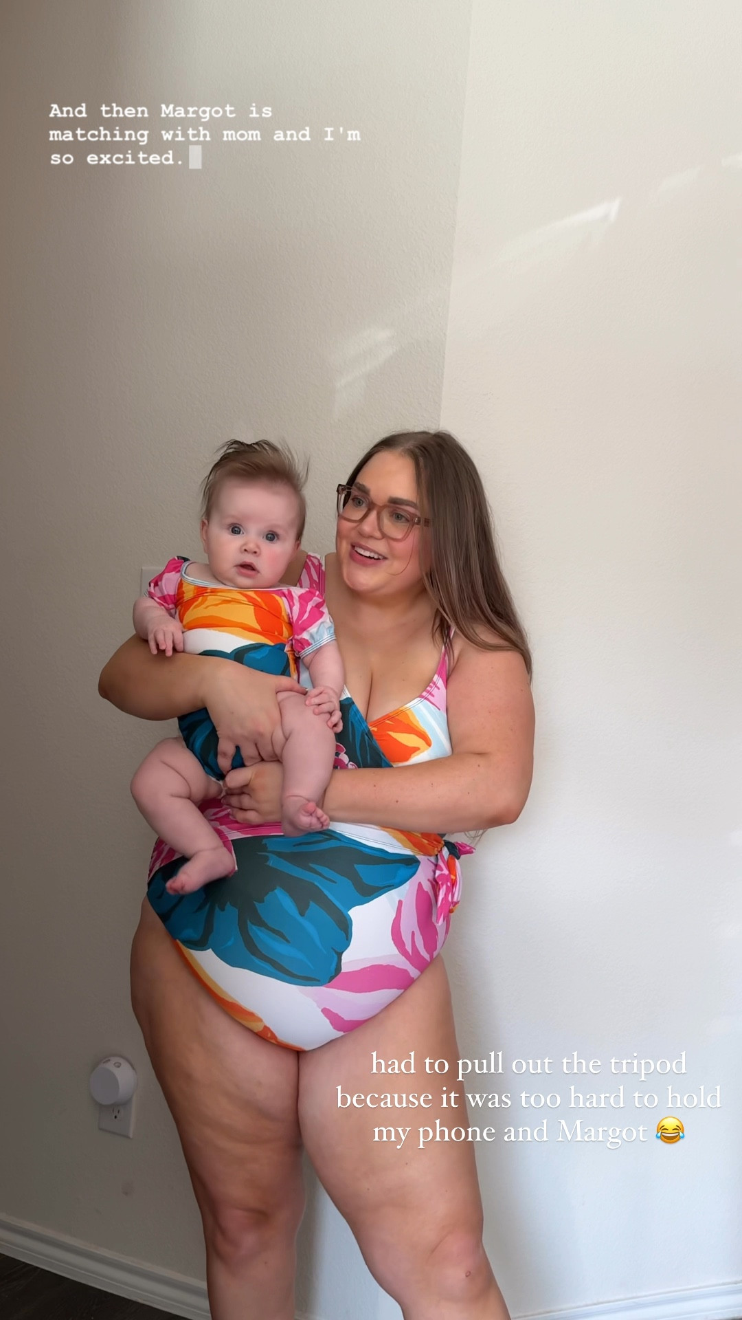 Mom and me matching swimsuits. Wearing xxl in one piece and Margot is in 6 months. Use code CAITLIN @coralreefswim #coralreefswim 

#LTKSwim