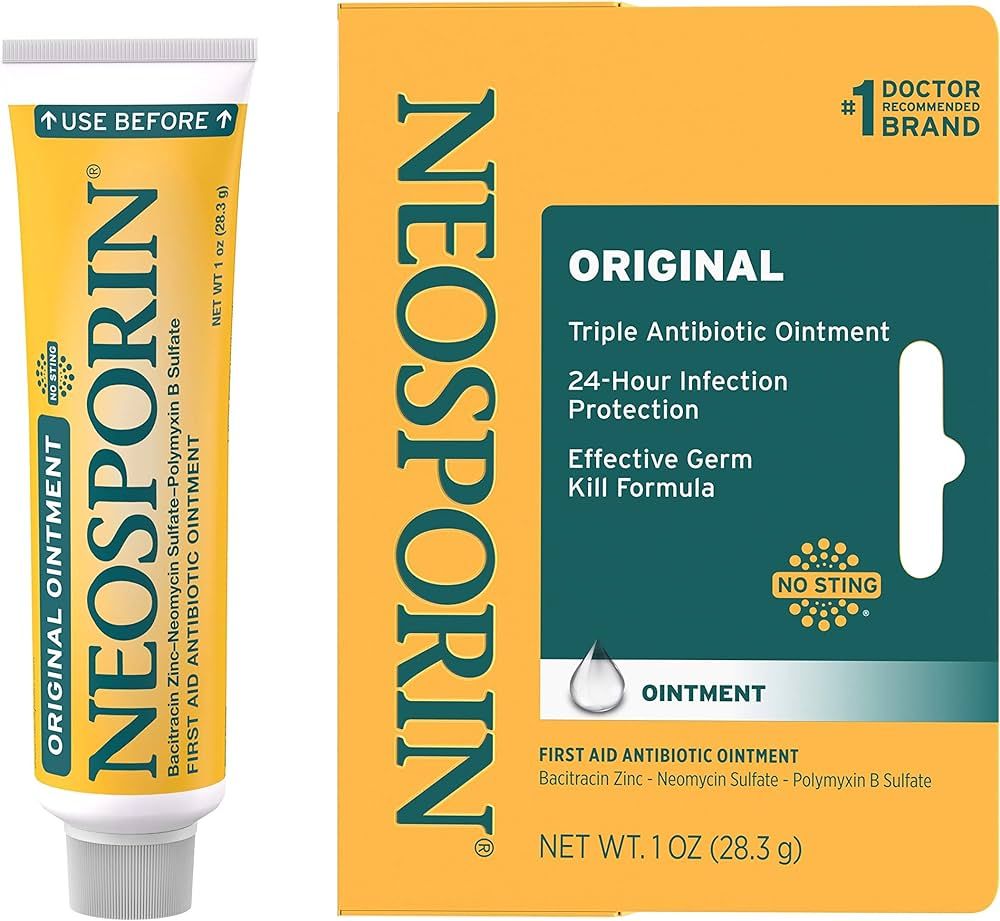 Neosporin Original Antibiotic Ointment, 24-Hour Infection Prevention for Minor Wound, 1 oz | Amazon (US)