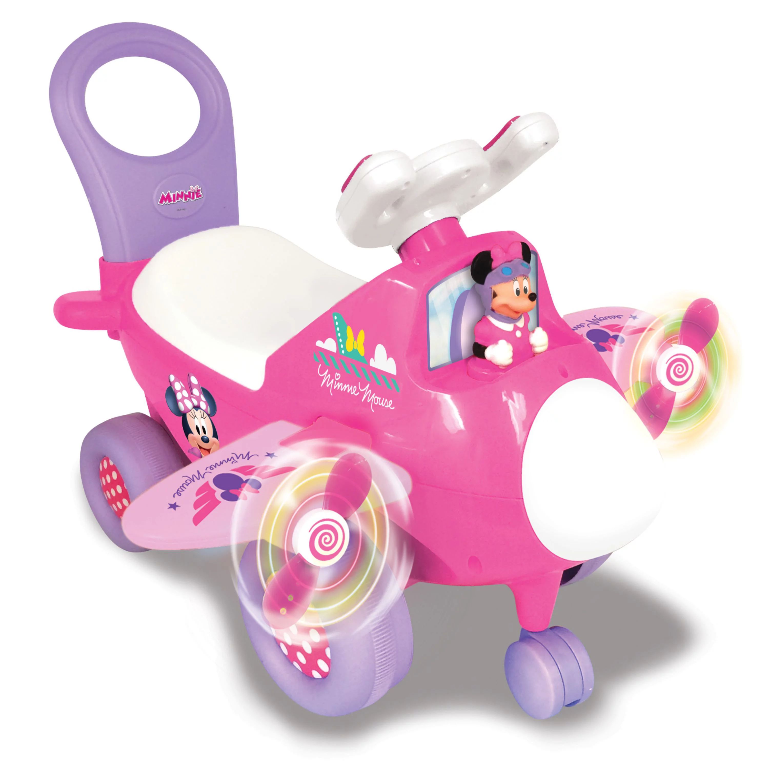 Kiddieland Toys Limited - Lights n' Sounds Minnie Activity Plane Rider | Walmart (US)