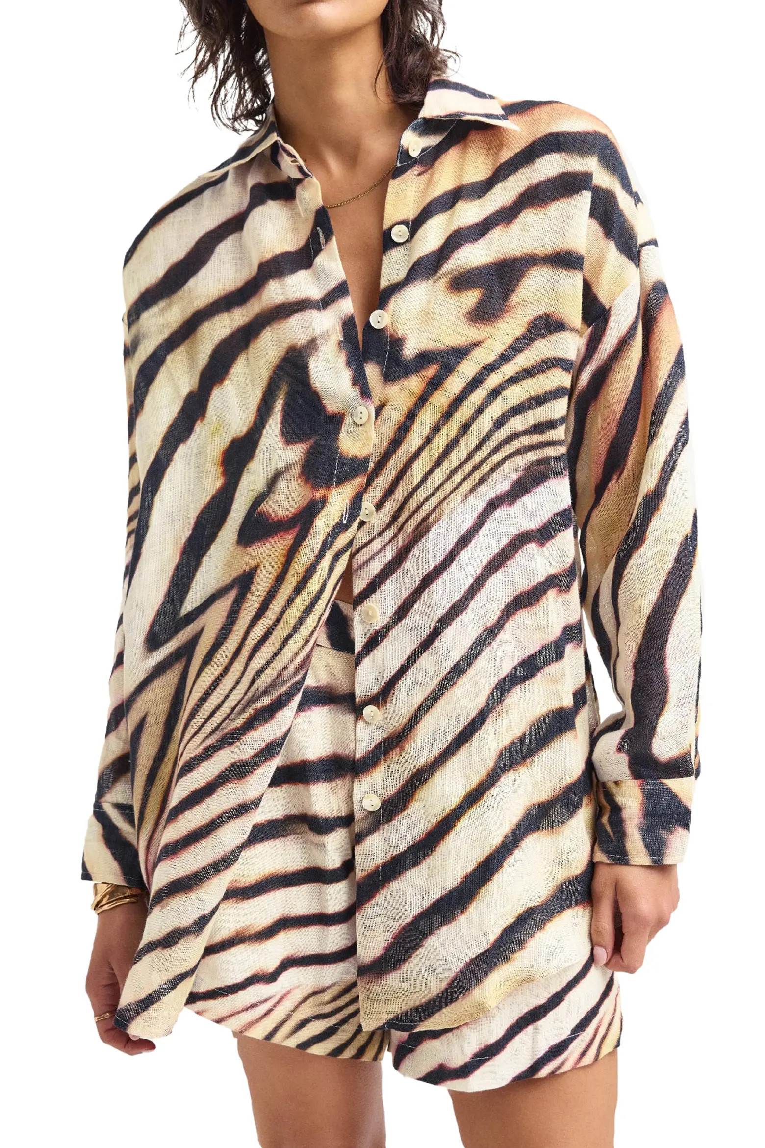 Playa Oversize Linen Cover-Up Shirt (Women) | Nordstrom | Nordstrom
