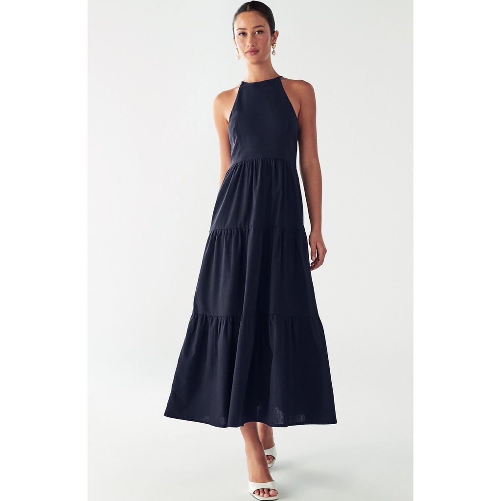 WILLA Aquila Maxi Dress in Navy Blue at Nordstrom, Size 4 | Nordstrom