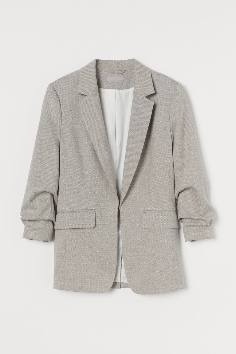 Gathered-sleeve Jacket | H&M (US + CA)