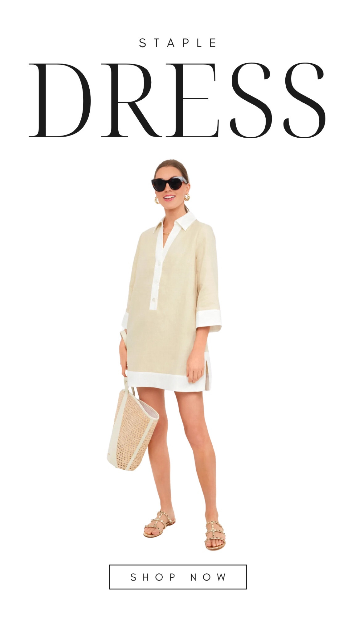 Love this classy neutral dress! #dress 

#LTKFind #LTKstyletip #LTKsalealert