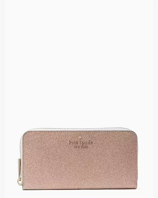 Tinsel Boxed Large Continental Wallet | Kate Spade Outlet