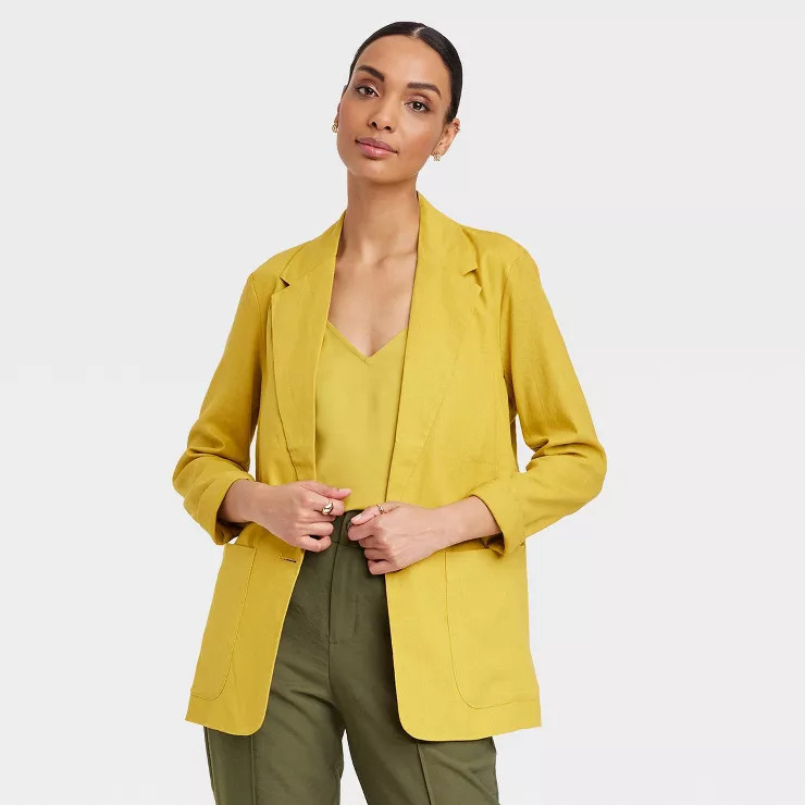 Women's Relaxed Fit Spring Blazer - A New Day™ | Target