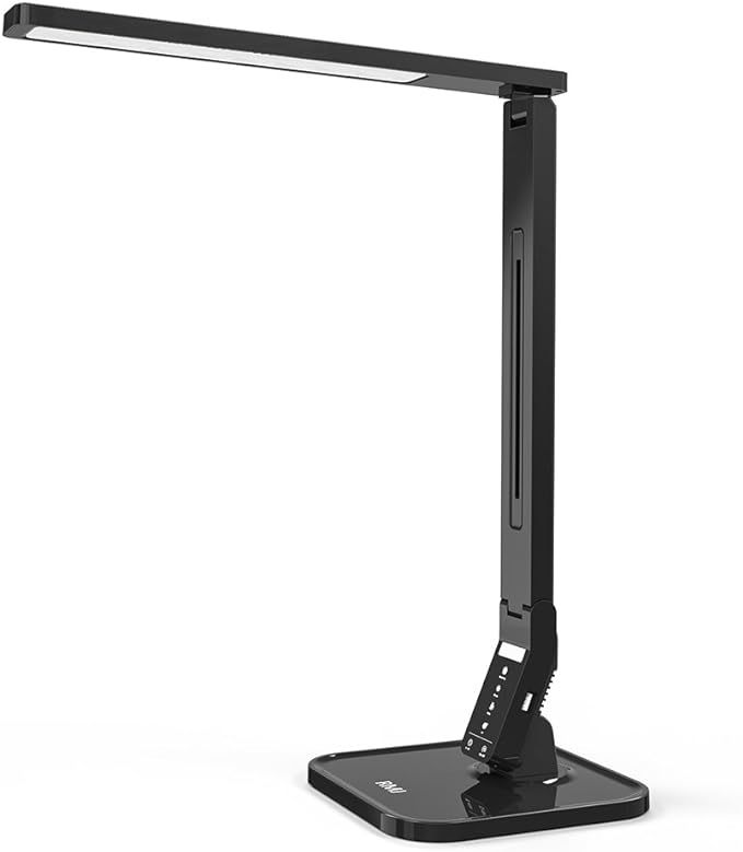 RMJ Dimmable LED Desk Lamp RMJ-1000A, 4 Working Mode with 5-Levels Dimmer, Touch Control, 1-Hour ... | Amazon (US)
