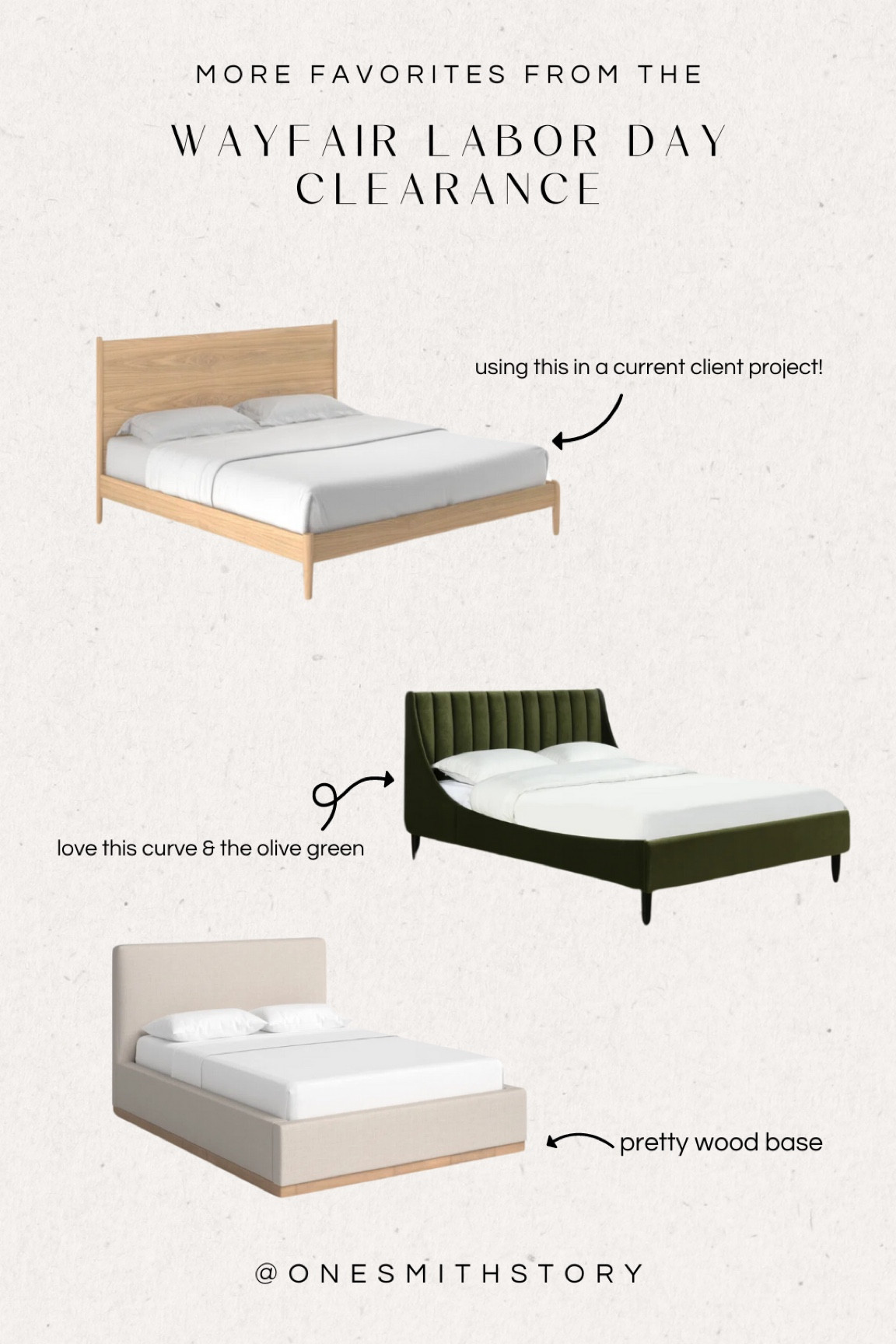 Quality beds are hard to find and the shipping tends to take foreverrrr. These solid wood and upholstered beds ship quick and are up to 70% off during the #Wayfair Labor Day Clearance! ✅

#wayfairpartner @wayfair


#LTKHome #LTKSaleAlert #LTKFamily