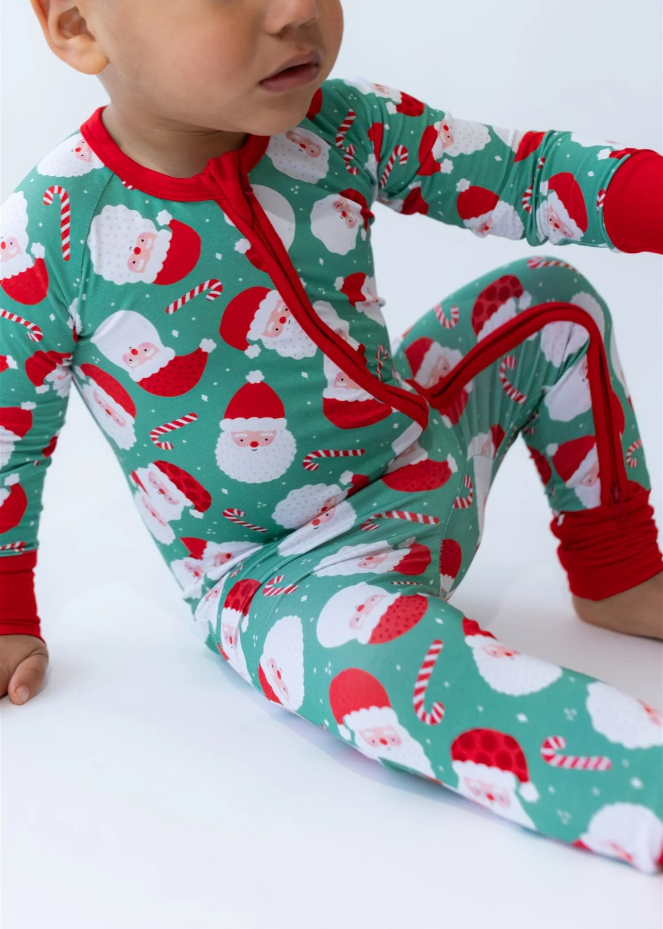 Santa Squad Green Zippy | Tiny Jams