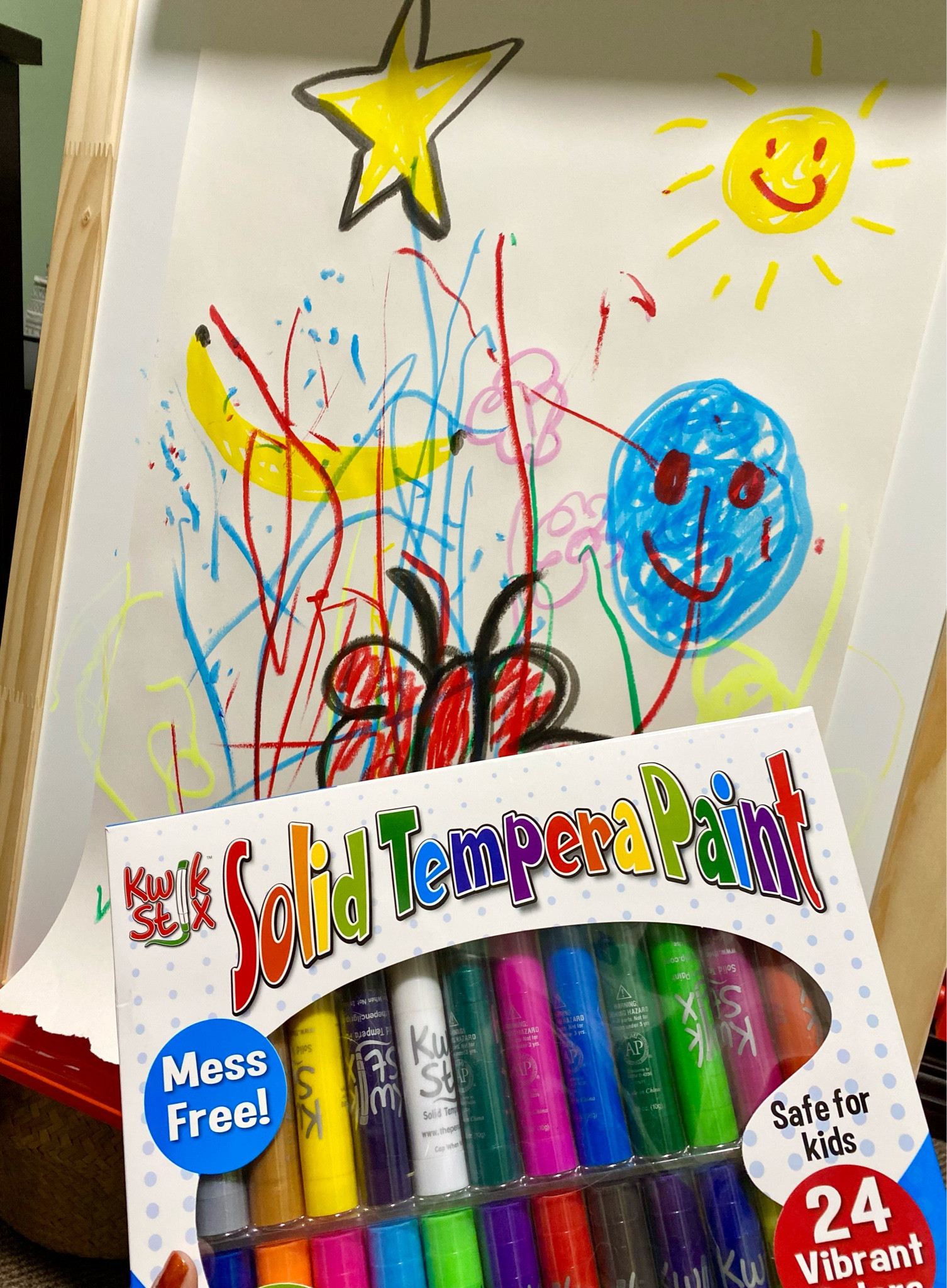 Amazon find for toddlers! These tempera paint markers are very pigmented, they dry in 90 seconds & your toddler will love it! They are Montessori friendly.🎨❤️

#LTKHoliday #LTKGiftGuide #LTKkids