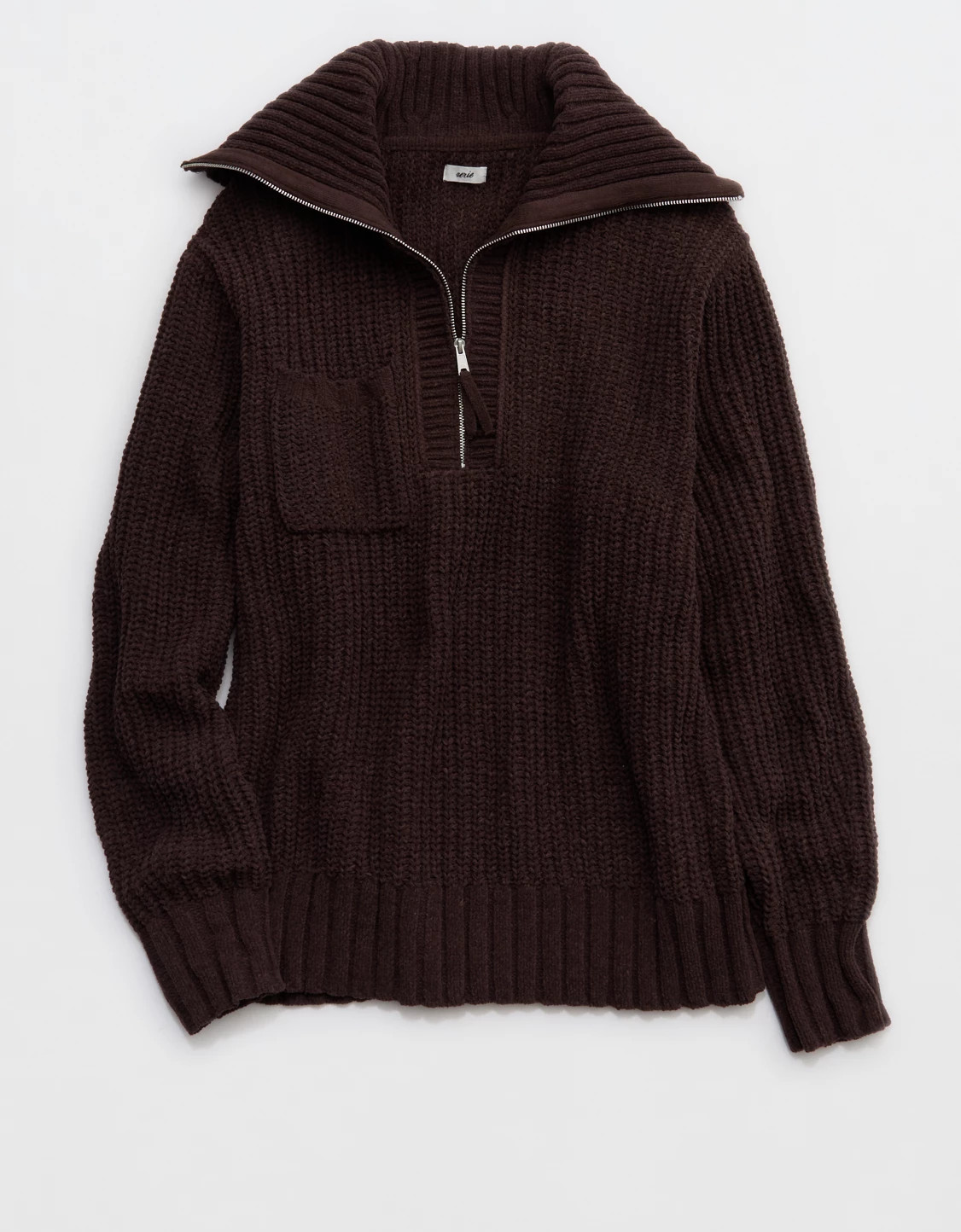 Aerie So Nostalgic Quarter Zip Sweater | Aerie