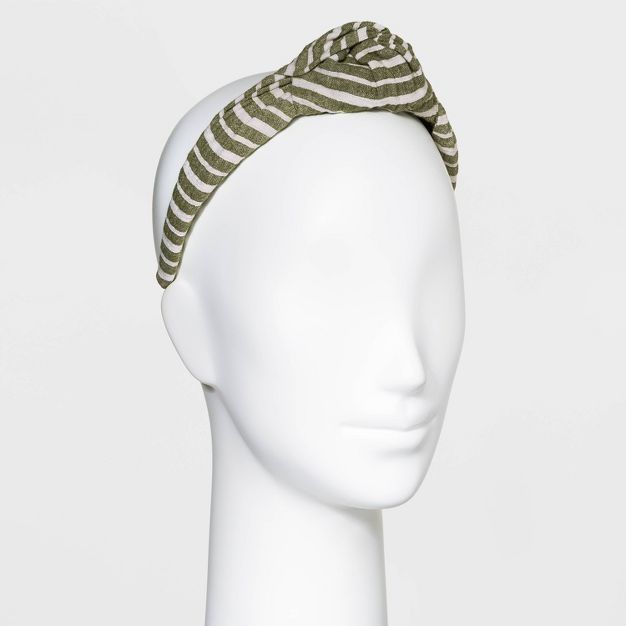Stripe Top Knot Headband - Universal Thread™ | Target