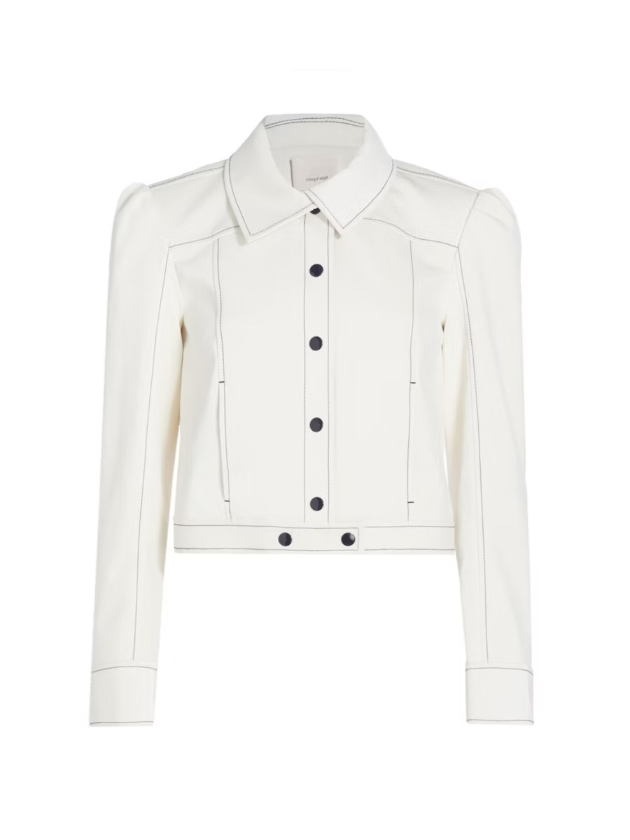 Ciara Topstitched Jacket | Saks Fifth Avenue