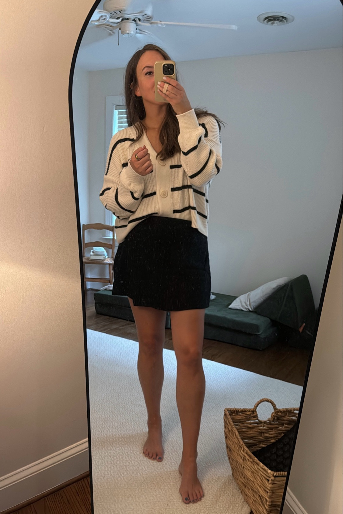 Summer>Fall church outfit. My fav linen skirt from the summer and sweater new this fall!

#LTKTravel #LTKSeasonal #LTKFallSale