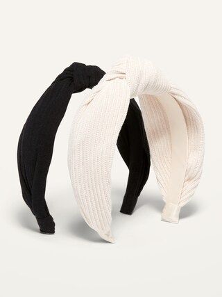 Fabric-Covered Headband 2-Pack for Women | Old Navy (CA)