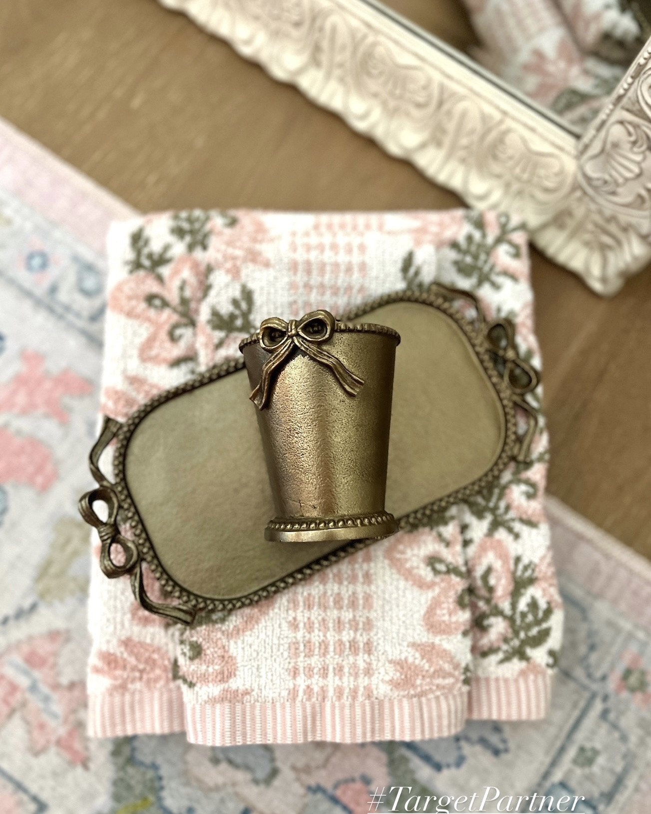 #ad Cutest new finds that look so luxe but aren’t expensive! So perfect for our bathroom! 🌸

#targetstyle #targetpartner @targetstyle @shop.ltk https://liketk.it/6hyKV