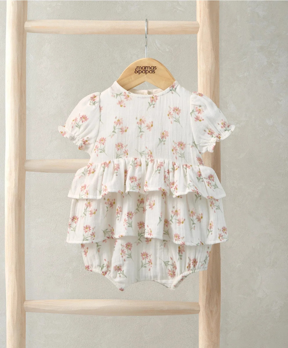 Daisy Peplum Shortie Romper | Mamas & Papas