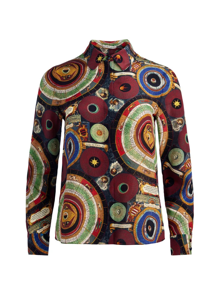 WILLA SILK BLOUSE | Alice + Olivia