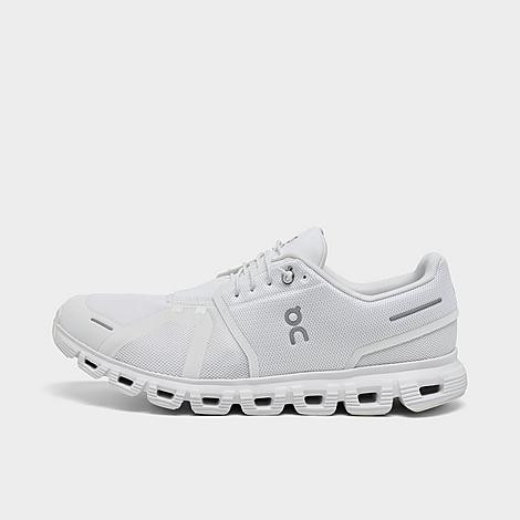 On Men's Cloud 6 Casual Shoes in White Size: 9.5 | Finish Line (US)