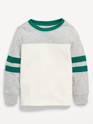 Long-Sleeve Color-Block T-Shirt for Toddler Boys | Old Navy (US)