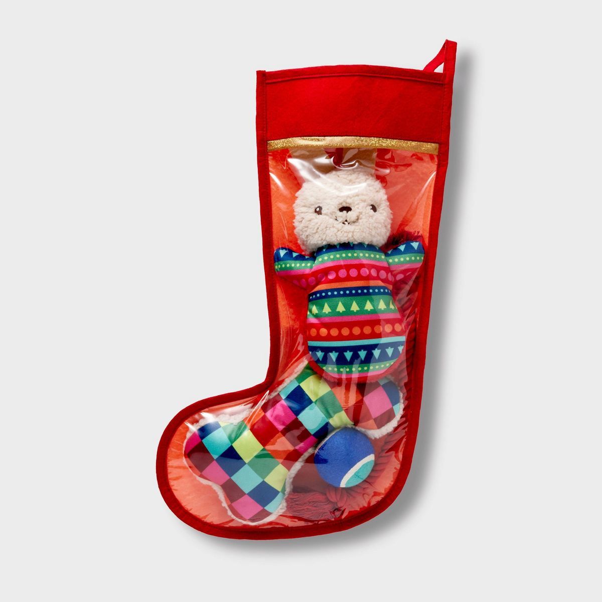 Stocking Dog Toy Set - 4pk - M/L - Christmas - Boots & Barkley™ | Target