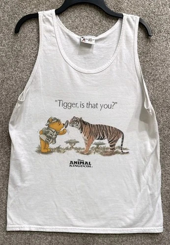 Vintage Walt Disney World Animal Kingdom Pooh Sleeveless T-Shirt Tank Sz Medium | eBay | eBay US