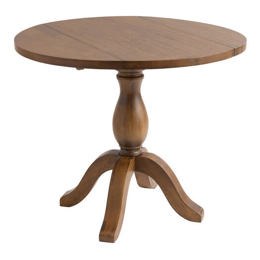 Jozy Round Wood Drop Leaf Dining Table by World Market | World Market