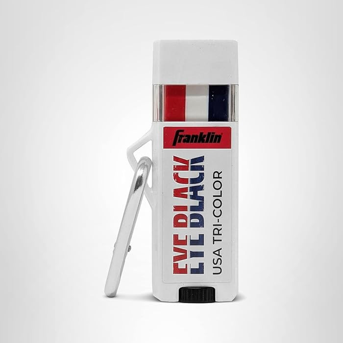 Franklin Sports Baseball Eye Black - Red, White + Blue USA Sports Eye Black Stick for Kids + Adul... | Amazon (US)