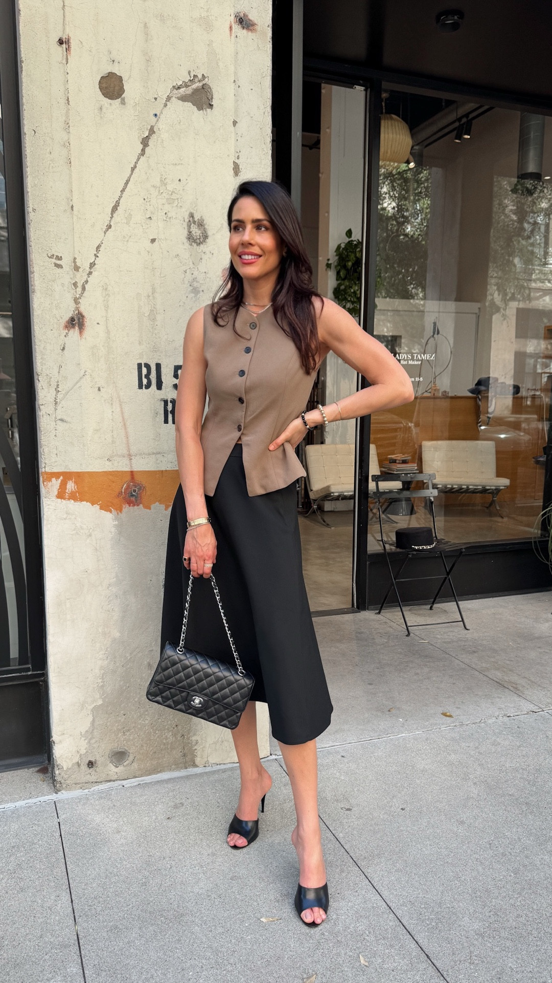 A timeless kind of Sunday 🤍
Classic silhouettes and pieces that never go out of style.
This vest + A-line skirt combo is everything… paired with my go-to mules, Amazon sunnies & the chicest raffia hat for spring. 
And of course… had to stop for the cutest puppies 🐶
Skirt Size: 4
Top Size:6 (4 also worked but I liked the length of the size 6) 
Use Code: DIANACAROLINA for 1 month free membership off  Vivrelle, the ultimate designer bag loan service. 
Hat 18% OFF: Diana18
#Chanel #OOTD #Timeless

#LTKOver40 #LTKgrwm #LTKootd