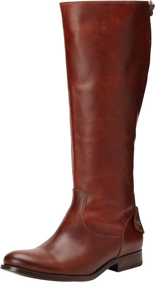 FRYE Women's Melissa Button Back Zip Wide Calf | Amazon (US)