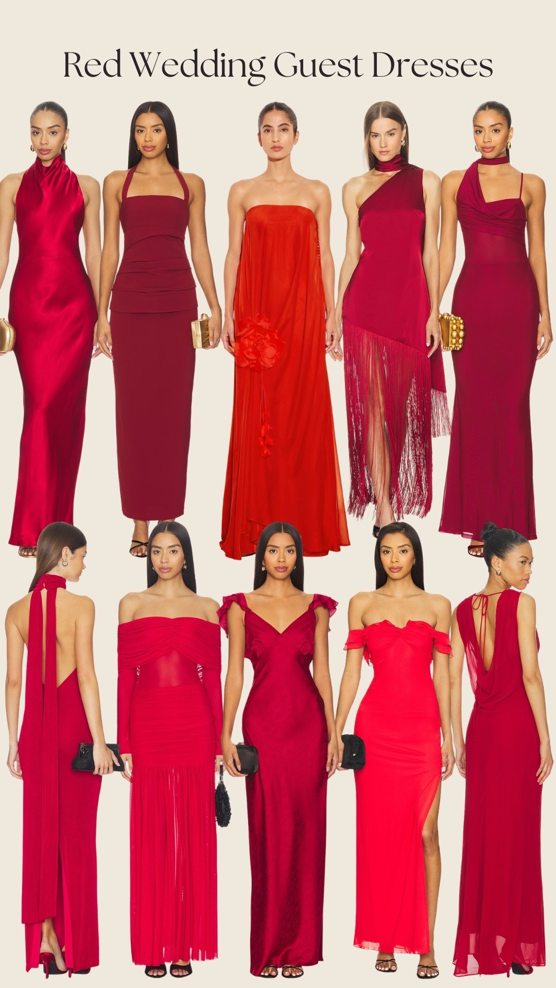 red wedding guest dresses ❤️

#LTKootd #LTKSeasonal #LTKWedding